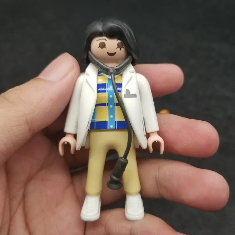 Playmobil 7 см Фигурки симпатичная девушка животных кота собаки игрушки модель куклы кирпичи игрушки MOC для детей игрушки X019