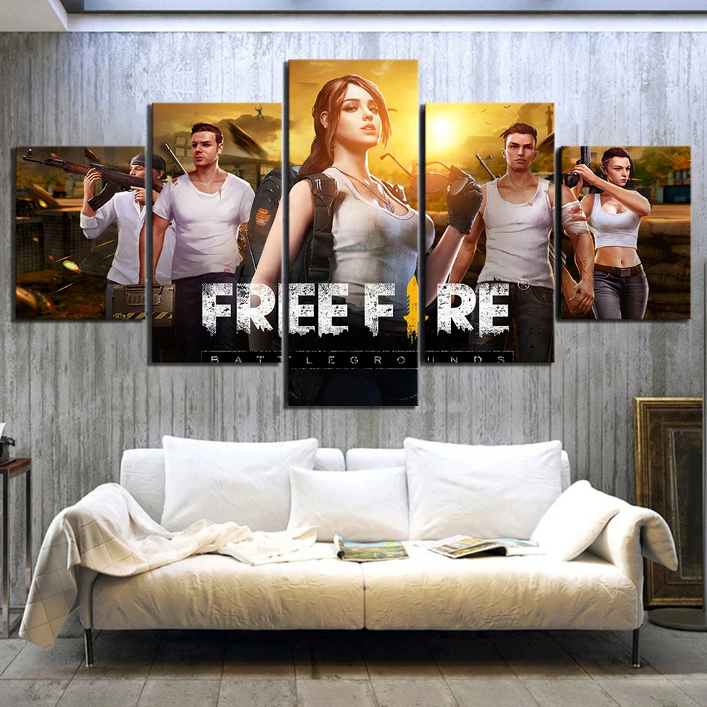 5-Piece-HD-Games-Art-Print-Pictures-Free-Fire-Battlegrounds-Video-Game-Poster-Paintings-Canvas-Art (1)