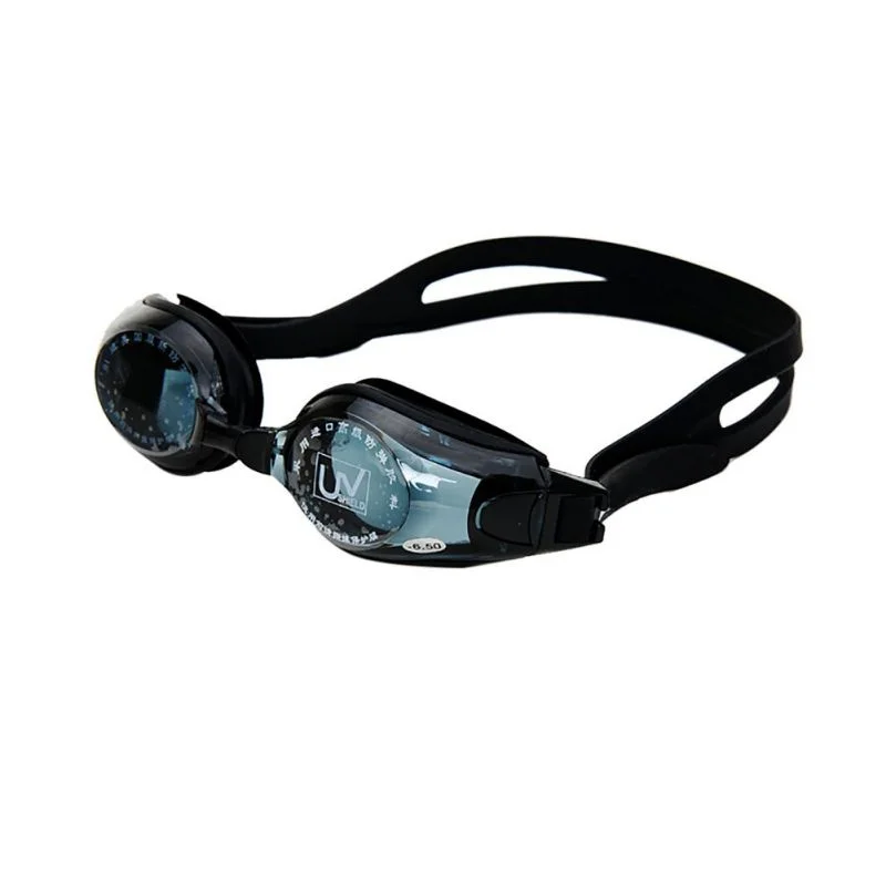 Взрослые плавательные очки для близорукости, Силиконовые противотуманные очки с УФ-защитой, плавательные очки с покрытием - Цвет: -2.0 D