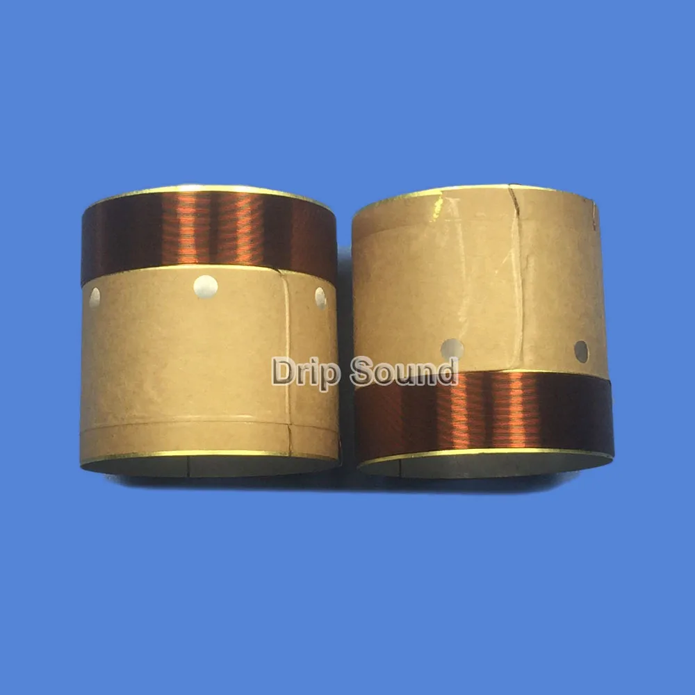 

2pcs 49.5mm 49.5 Core 8ohm Bass Voice Coil ASV White Aluminium Woofer Sound Drive Speaker Repair Parts