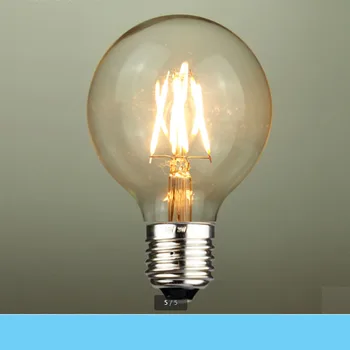 

LED Edison Bulb G80 E27 220V 4W 6W 8W Vintage Candle Light Bulb Holiday Decor Lamp Pendant Lighting,halls,bars,office use