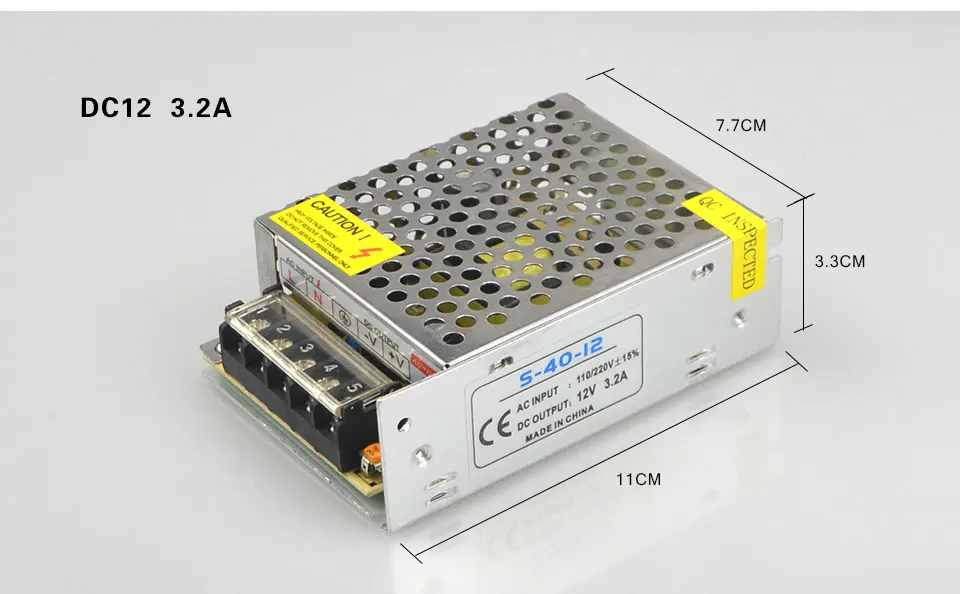 12V Питание AC 90-240 V переменного тока в постоянный Мощность Зарядное устройство драйвер для Светодиодный светильник полосы адаптер 1A 2A 3.2A 5A 8A 10A 15A 20A 30A