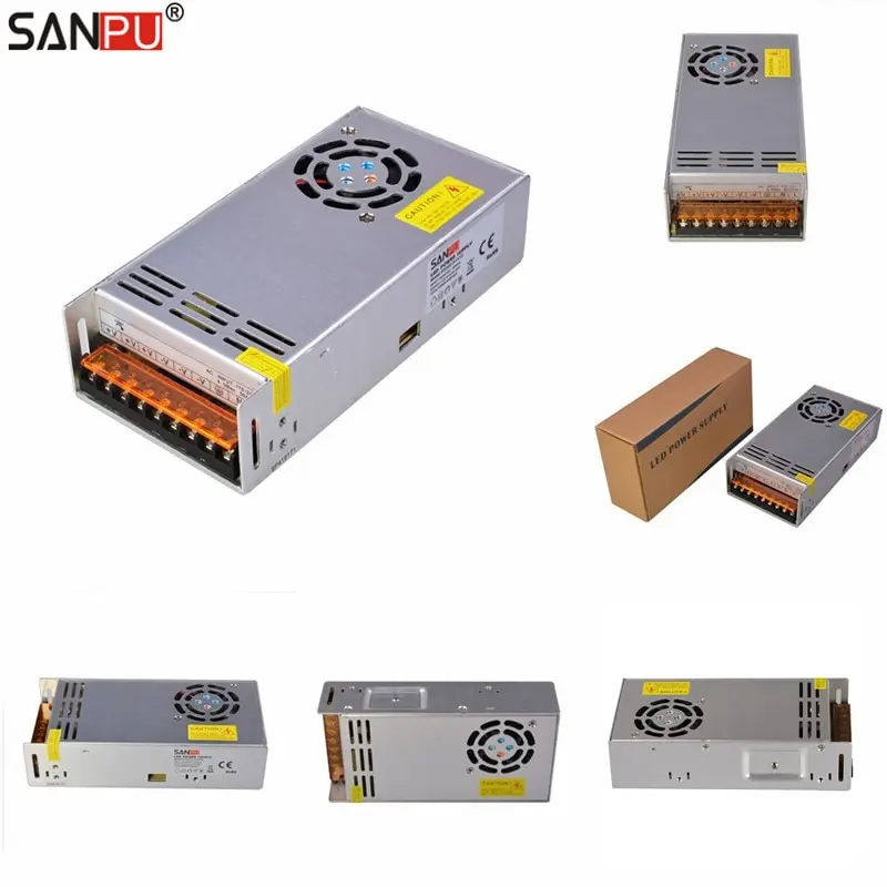 

SANPU SMPS LED Power Supply 600W 12V 50A AC-DC 220V 230V Switch Transformers LED Drivers 12V 220V Full Container Load Wholesale
