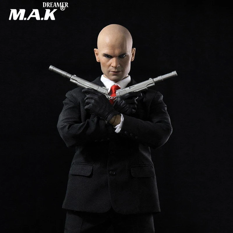 Коллекционная Dreamer 1:6 весы Hitman 47 1" Мужская фигурка полный набор с головой костюм и модель пистолета и тело