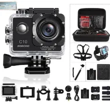 Новая спортивная Экшн-камера SOOCOO C10 Full-HD NOVATEK96655 с Wifi cam 1080 p 12MP 170 широкоугольный объектив Водонепроницаемый 900 mah