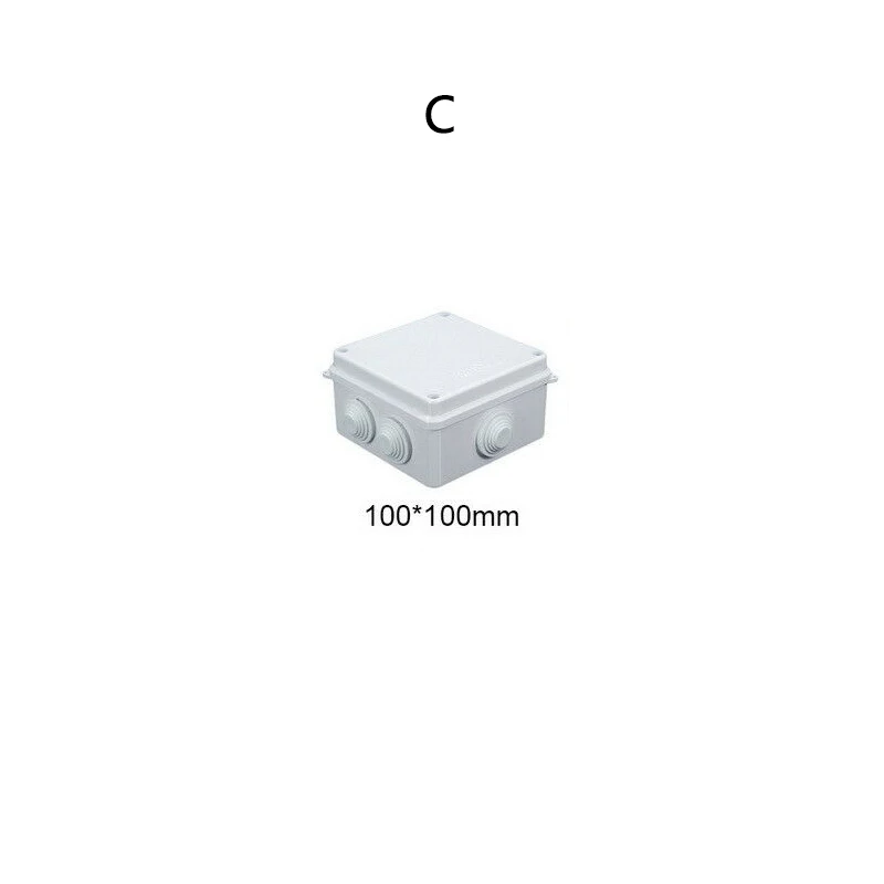 ABS пластик IP65 IP66 Водонепроницаемые распределительные коробки DIY наружный Электрический соединительный кабель филиал распределительная коробка корпус