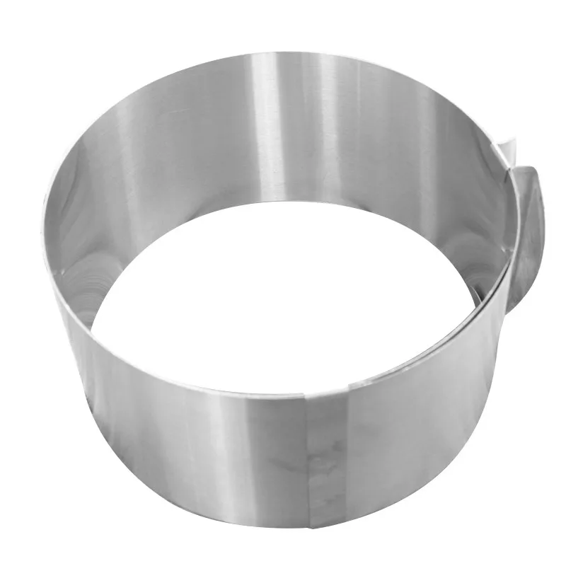 

Kitchen Retractable Circle Mousse Ring Mould Baking Tool Stainless Steel Round and Square Cake Mold Bakeware Baking Tool