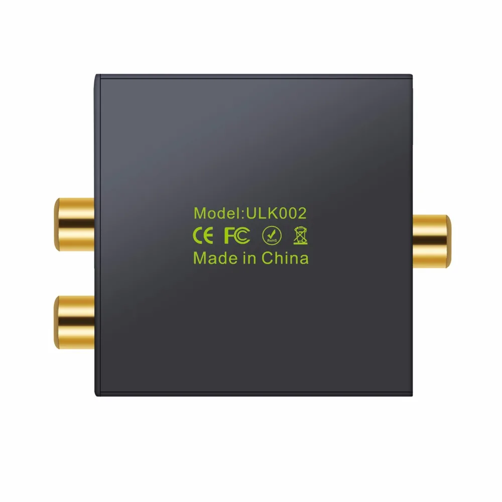 LiNKFOR DAC аудио конвертер оптический коаксиальный в аналоговый RCA 3,5 мм разъем аналоговый преобразователь адаптер с оптическим кабелем для усилителя