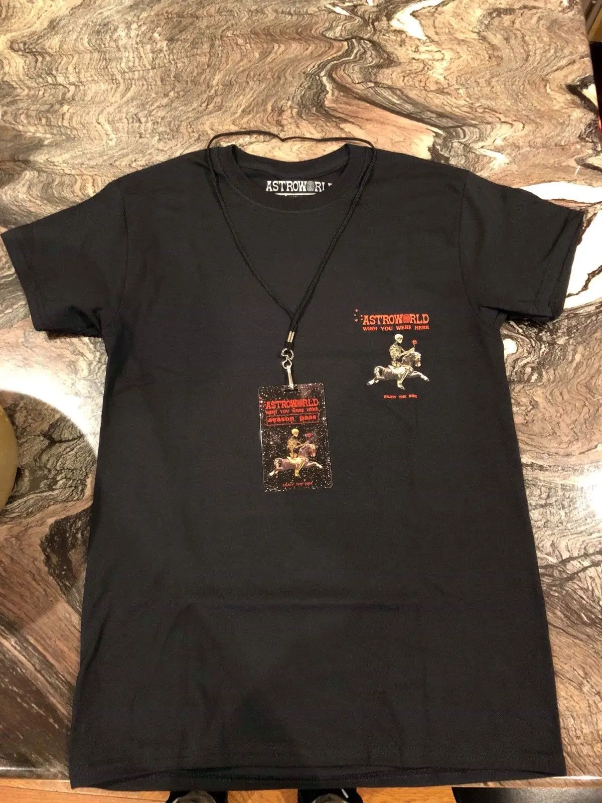 

Travis Scott ASTROWORLD T-SHIRT AND SEASON PASS! (S/M/L) TOUR MERCH EXCLUSIVE Cool Casual pride t shirt men Unisex New