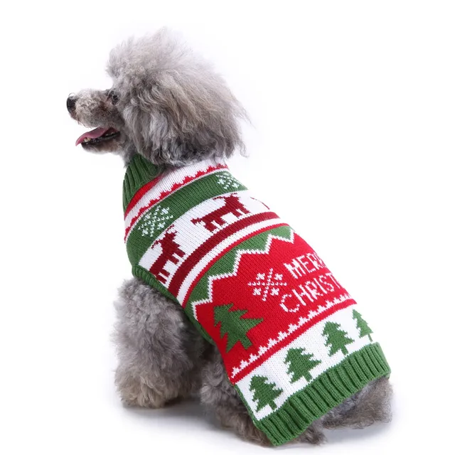 GLORIOUS KEK Pet Dog Sweaters Christmas Small Dog Ugly Sweaters