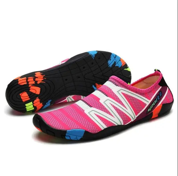 

Outdoor Unisex Water Sneakers Couple Summer Beach Aqua Wading Shoes Swimming Fishing Diving Skin Paste Soft Shoes size 35-46