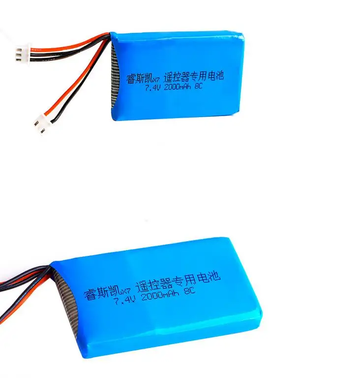 1 шт. Lipo батарея 2S 7,4 V 2000MAH 8C Lipo батарея для FrSky taranis Q X7 2,4G ACCST 16CH телеметрический радиопередатчик