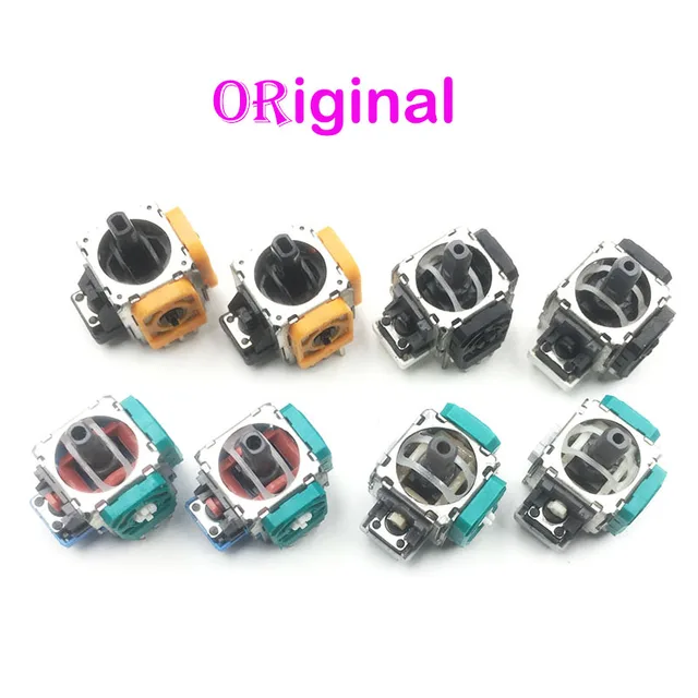 Best Price 2PCS For XBox One Original 3D Analog Joystick Module Thumbstick Replacement For PS4 PS 3 4 Controller