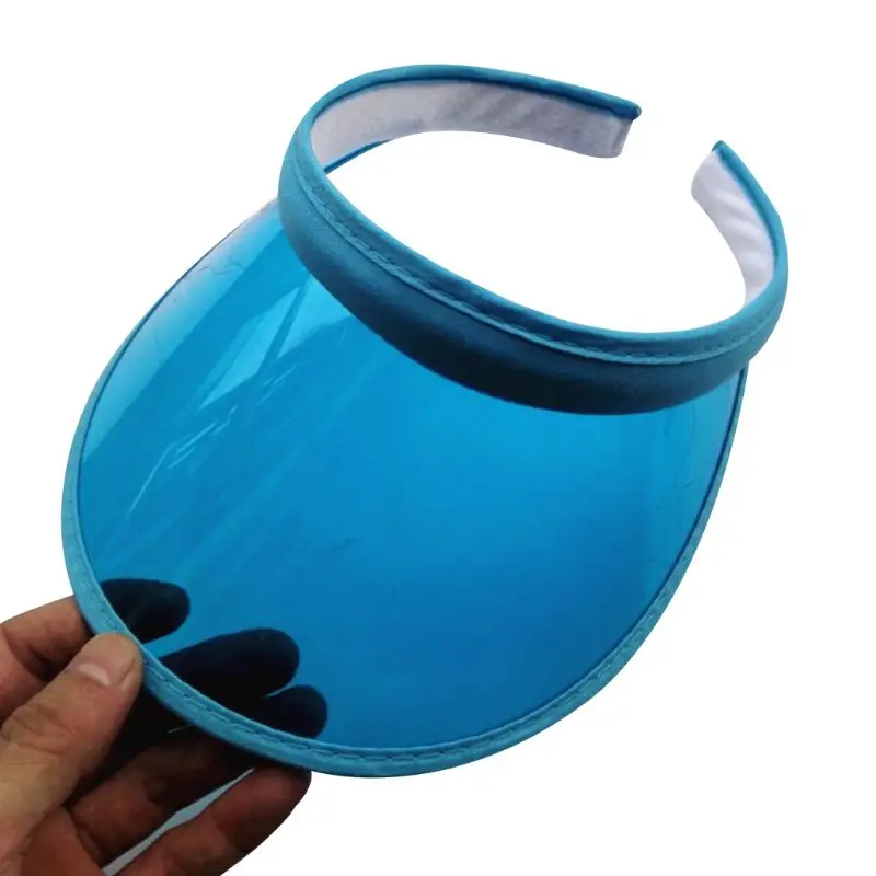 للجنسين الصيف الحلو الحلوى اللون الأشعة فوق البنفسجية حماية مكشوفة قبعة للوقاية من الشمس شفافة PVC البلاستيك واسعة حافة كليب على شاطئ كاب للجنسين الصيف الحلو الحلوى اللون الأشعة فوق البنفسجية حماية مكشوفة قبعة للوقاية من الشمس شفافة PVC البلاستيك واسعة حافة كليب على شاطئ كاب