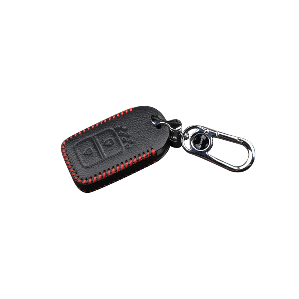 Remote Control Car Key Fob Case Smart Remote Entry Key Fob Full Car Key Shell Protector for Honda Car Key(Red Strip)