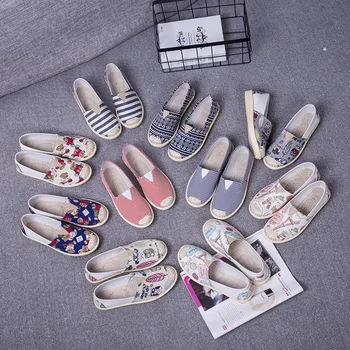 

Womens Flats Casual Shoes Ladies Sneakers Lightweight Comfortable Breathable Shallow Shoes Zapatos De Mujer Women Loafers