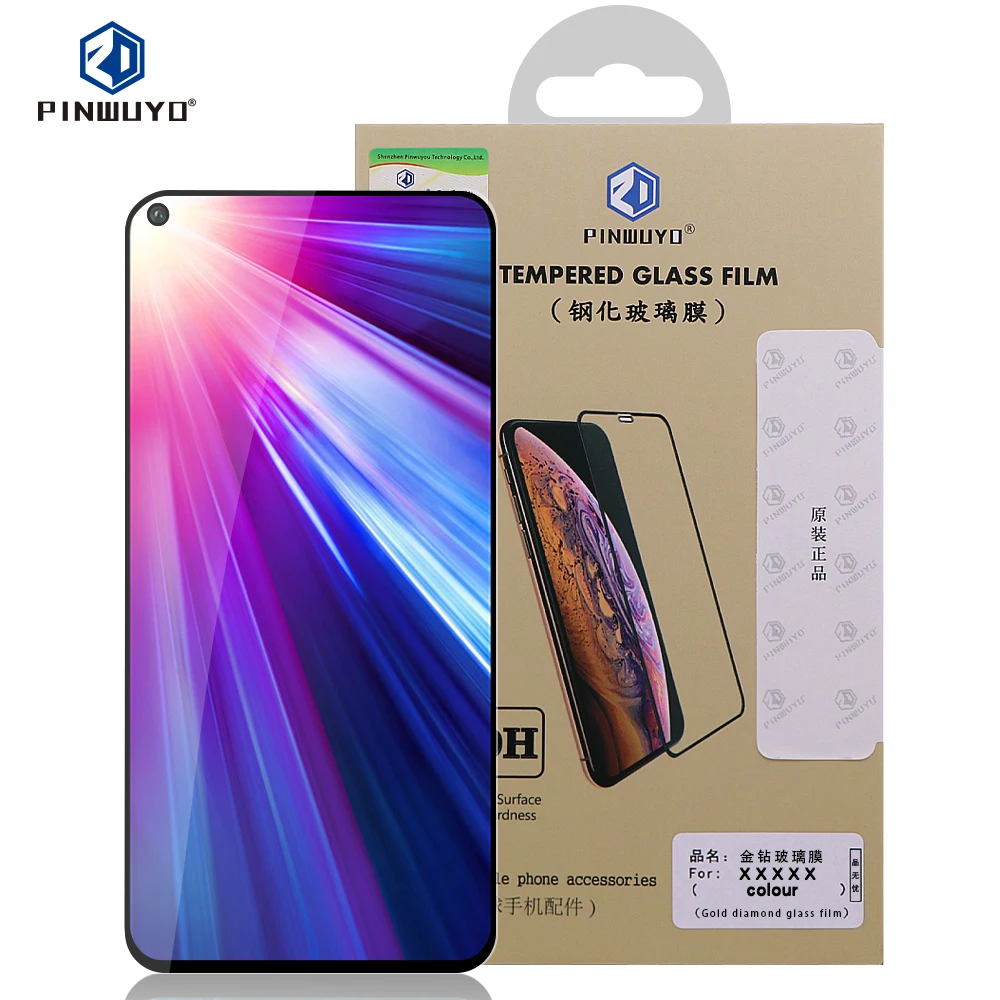 

Honor View 20 Screen Protector 9H 2.5D Tempered Glass for Huawei Honor V20 Full Covered Protective Glass Film Anti-Scratch Guard