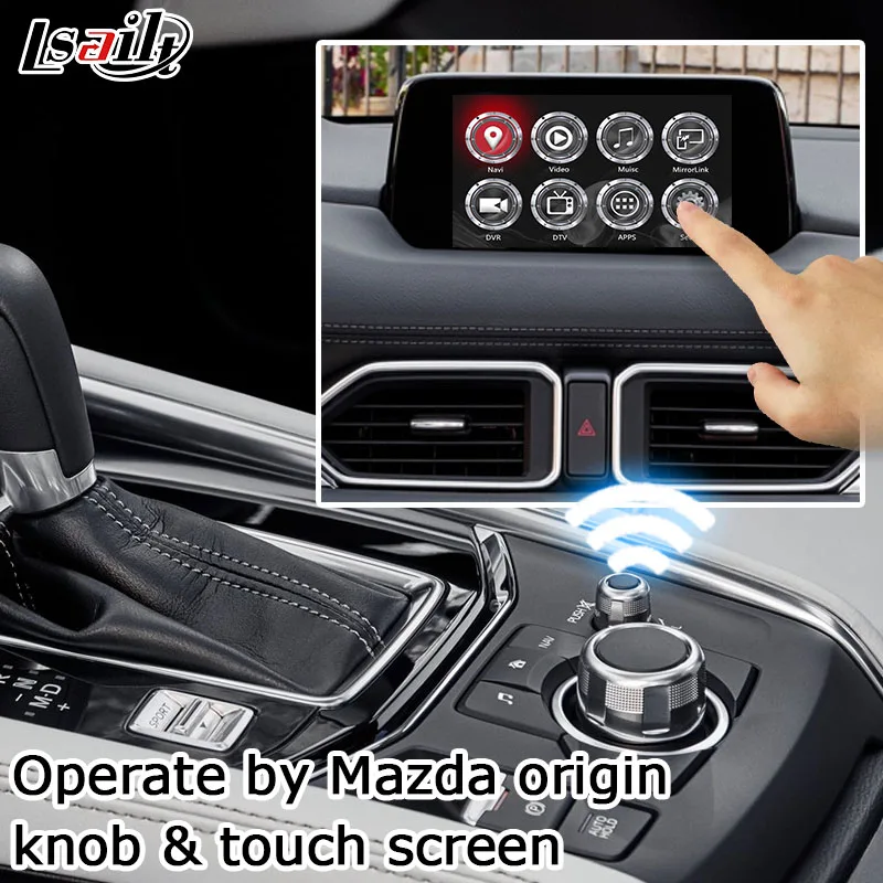 Интерфейсная приставка для Android / carplay новой Mazda CX 5 CX5 с GPS навигацией интерфейсом