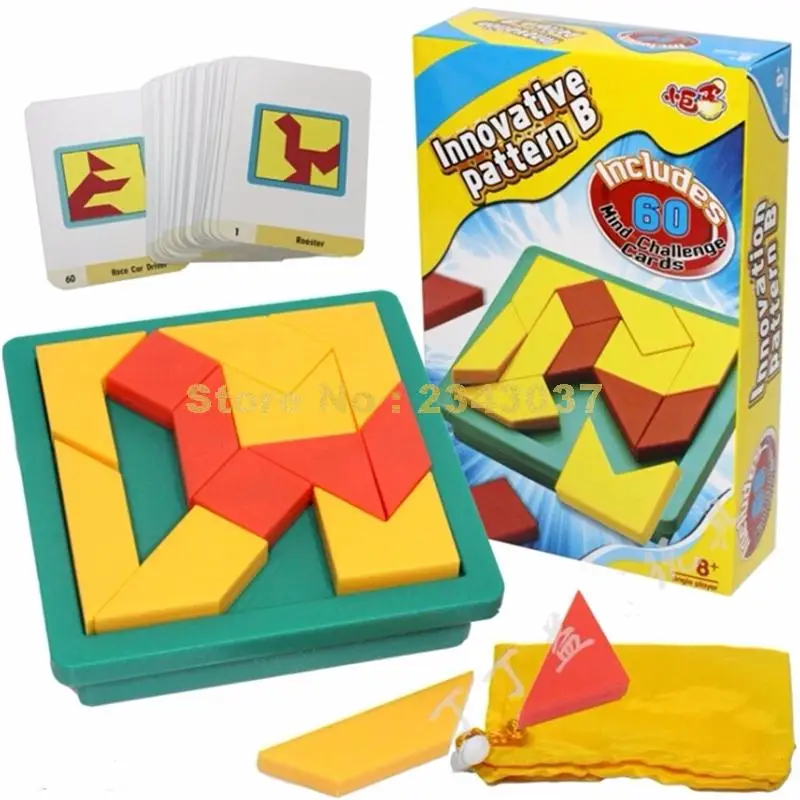 

innovation puzzle intelligence test creative tangram puzzle brain teaser children educational logical game toy Toy