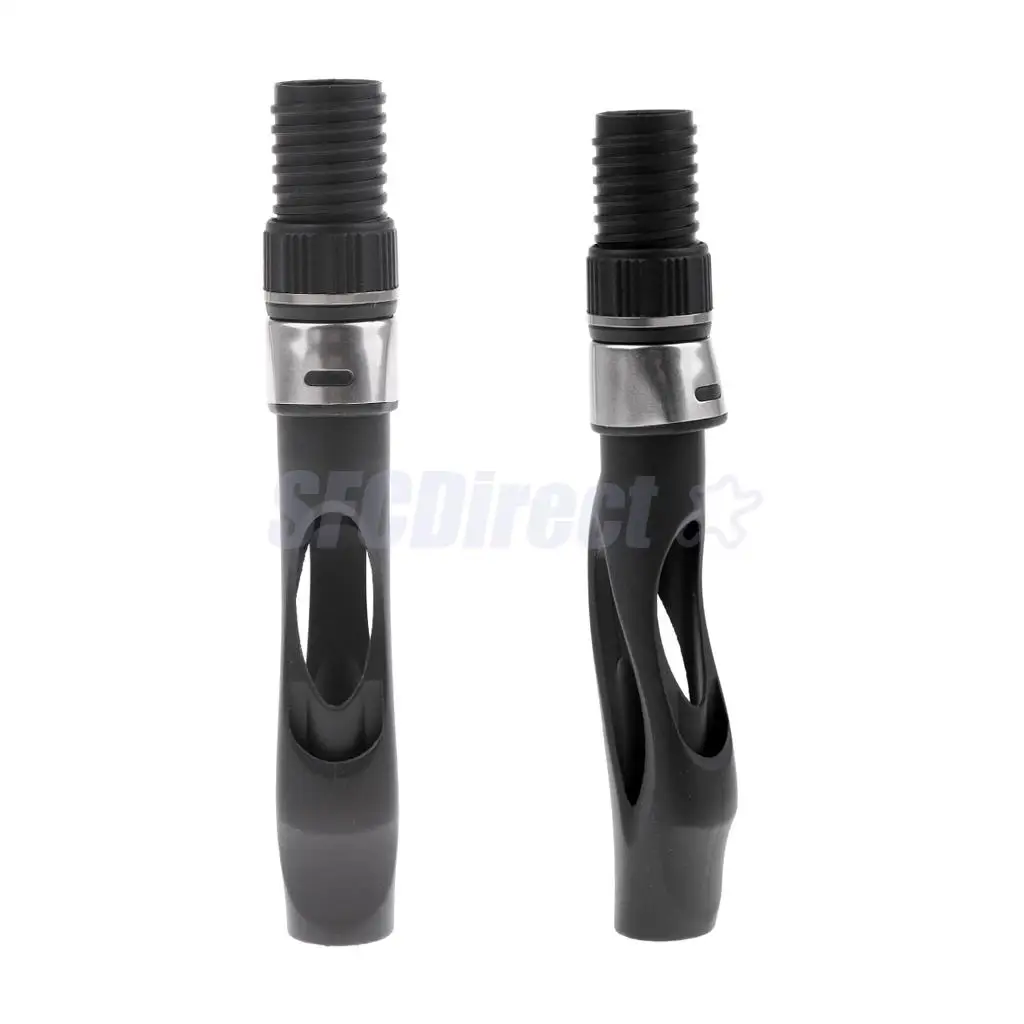 2 Pieces Fishing Reel Seat Spinning Reel Seat Rod Building Repair Tools Light Weight and Durable Black 16mm/0.63inch
