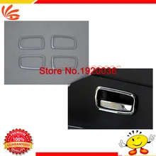 Car styling Interior Door Handle Bowl cover car door inner built handle bowl For Peugeot 4008 protect detector stick trims