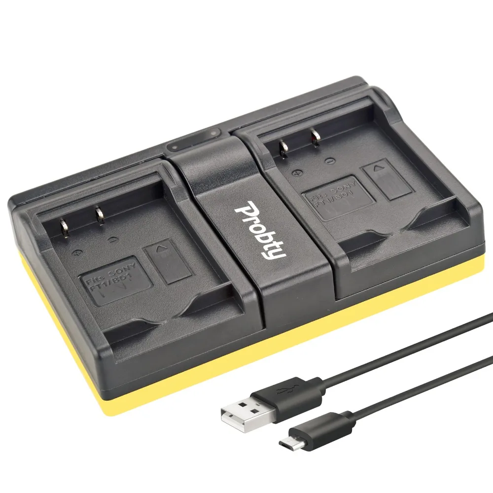 Probty Np-Bd1 Np Bd1 Usb Doppio Caricatore Per Sony Dsc T300 Tx1 T900 Dsc-G3 Dsc-T70 Dsc-T75 Dsc-T77 Dsc-T200