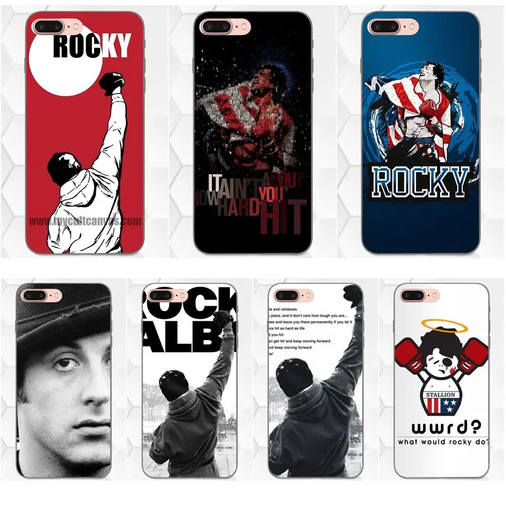 Motivational Words Art Rocky Balboa For Samsung Galaxy Note 4 8 9 S3 S4 S5 S6 S7 S8 S9 S10 Edge Plus Lite I9080 G313 | Мобильные