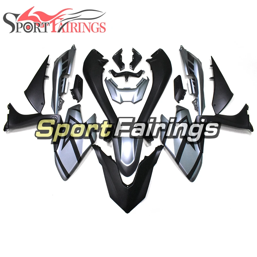 

Full Motorcycle Fairing Kit For Yamaha TMAX 530 T-MAX 530 2017 2018 Bodywork Injection ABS Plastic Bodywork Flat Silver Black