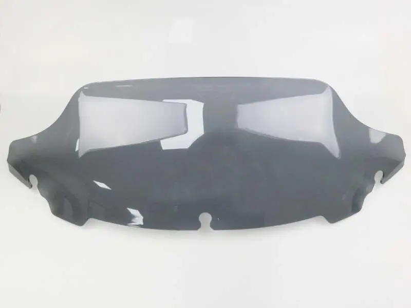 

LJBKOALL Motorcycle Light Smoke 6" Wave Windshield Windscreen for 2014 2015 2016 Harley Electra Street Tri Glide Touring Bike