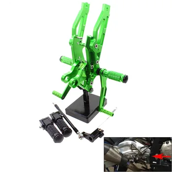 

CNC Aluminum Motorcycle Rear Adjustable Rear Sets Set Footrests For Honda Grom MSX125 MSX 125 2012 2013 2014 2015