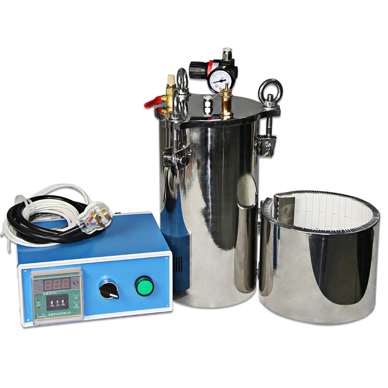 

220V 2L Stainless steel pressure tank Glue dispensing Kit with electrical heating bag and Constant temperature controller Y
