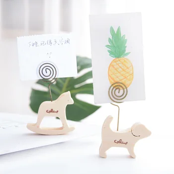 

1pcs creative animal mail clip student cute business card folder notes folder men and women photo equipment tool clip