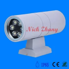 Открытый светодиодный настенный светильник 2*6 Вт 12 Вт вверх и вниз, аппликация светодиодный настенный светильник светодиодный прожектор Водонепроницаемый IP65 AC85-265V