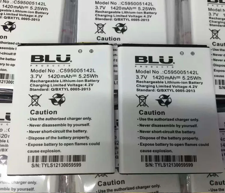 

3.8V batteries Rechargeable Li-ion Li-polymer Built-in lithium polymer battery for BLU C595005142L C765804220L