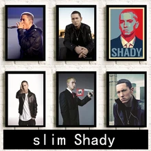 Póster Eminem Hip Hop rap cuadro decoración de habitación HD decoración del hogar Pared de habitación carteles artísticos lienzo pintura K155