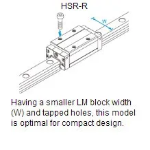 

THK HSR12RM LINEAR CARRIAGES LINEAR BLOCKS RAILS LINEAR GUIDES