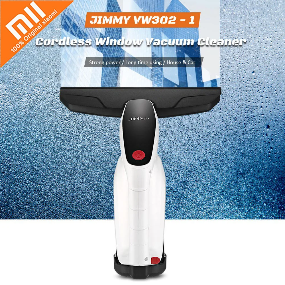 

Original XIAOMI JIMMY VW302 - 1 Cordless Window Glass Vacuum Cleaner with Squeegee Spray Bottle 100ml Water Tank For car