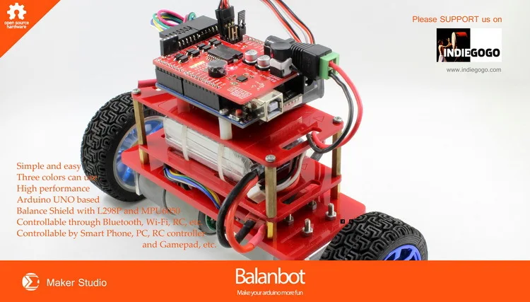 self balancing robot with bluetooth control
