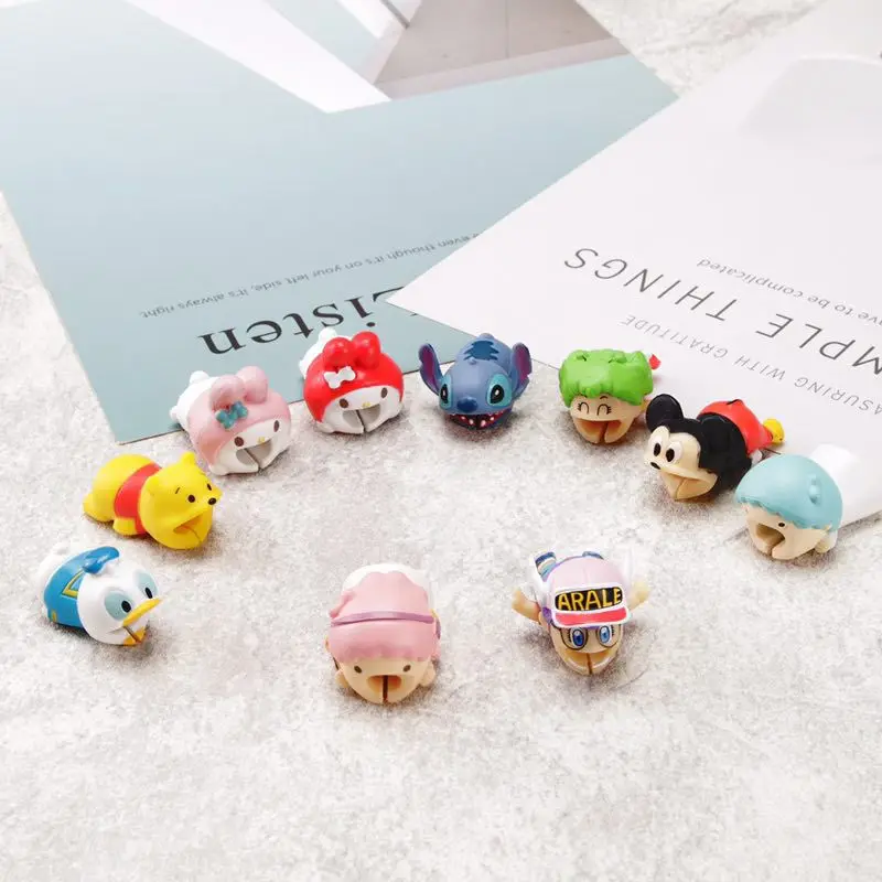 Cute Bite Cartoon Cable Protector for iphone Samsung Huawei Universal Cord Protection Protective Cover USB Charging Cable Winder Cute Bite Cartoon Cable Protector for iphone Samsung Huawei Universal Cord Protection Protective Cover USB Charging Cable Winder
