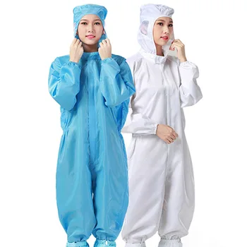 

Anti-static Clothing Hooded Dust-proof Coveralls Cleanroom Garments Factory Clean Food Paint Work Protective Clothing Unisex