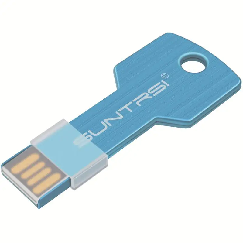 Suntrsi ключ USB флеш-накопитель водонепроницаемый флеш-накопитель 16 Гб металлическая usb-флешка реальная емкость Флешка 32 Гб USB флеш-накопитель персональный логотип