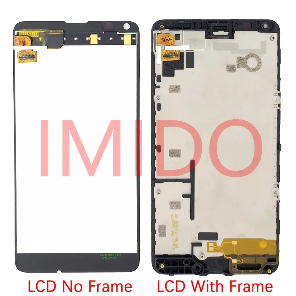 Чехол с подставкой и отделениями для карт для Nokia Lumia 640 RM-1075 RM-1077 RM-1109 RM-1113 ЖК-дисплей Дисплей+ кодирующий преобразователь сенсорного экрана в сборе+ рамка Запчасти для авто