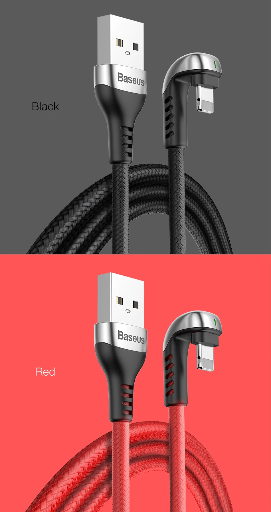 Baseus 2.4A USB кабель для iPhone XR 11 Pro Max USB кабель для зарядки светодиодный usb-кабель для быстрой зарядки для iPhone 8 7 Plus нейлоновый провод для передачи данных