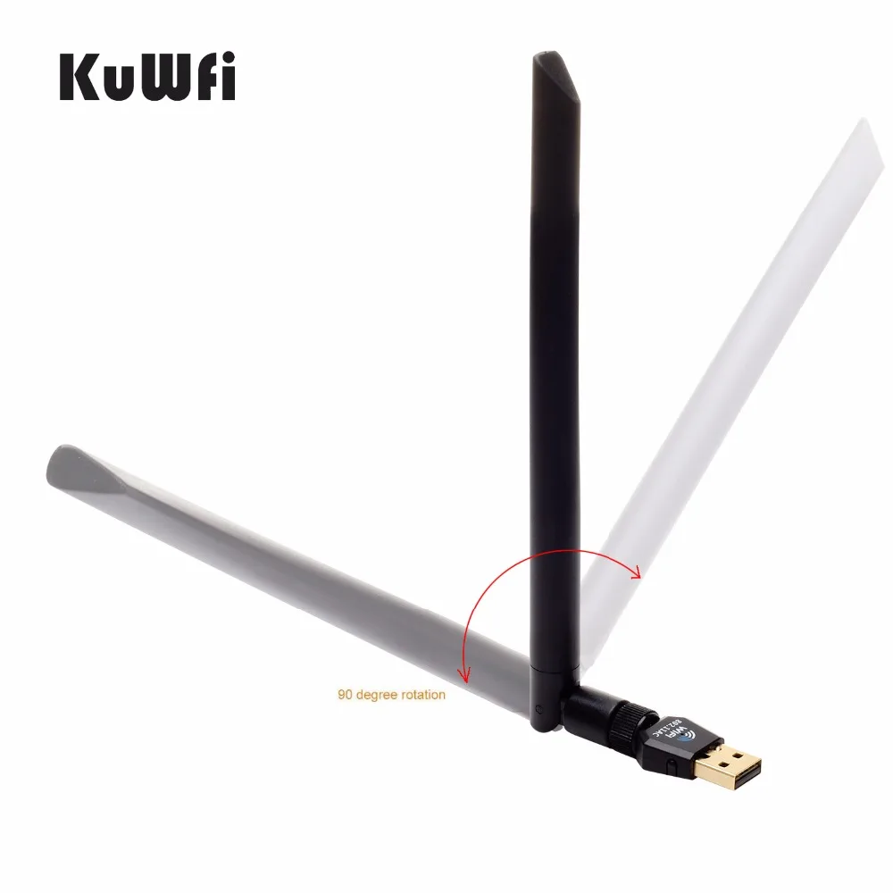 KF600 600 Мбит/с AC беспроводной Wifi адаптер USB WiFi двухдиапазонный 2,4 ГГц 5 ГГц беспроводная сетевая карта с интерфейсом USB адаптер Wi-Fi 802.11b/n/g/ac