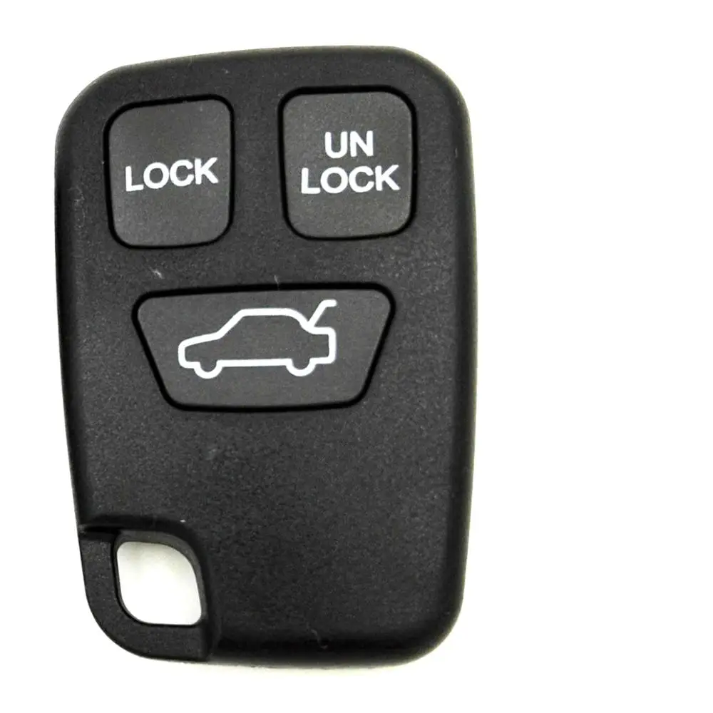 3 Buttons Car Key Shell for Volvo 2000 S70 V70 C70 S40 V40 XC90 XC70 New Replacement Uncut Blade