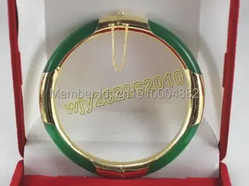 

shitou 0059 Charming -GP Green stone Bracelet Bangle