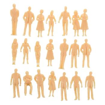

100pcs Unpainted Model Train People Figures Scale O (1 to 50)