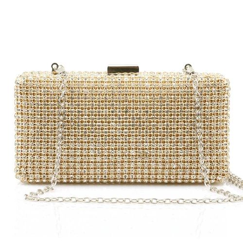 2016 роскошный классический алмазов дамы сцепления вечерняя сумочка мини цепь сумка Бесплатная доставка Для свадебной вечеринки