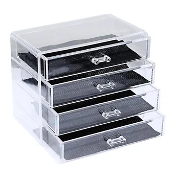 

Urijk Acrylic Makeup Organizer for Cosmetics Storage Organizer Drawer Jewelry Boxes Desk Accessories Organizer Storage Boxes