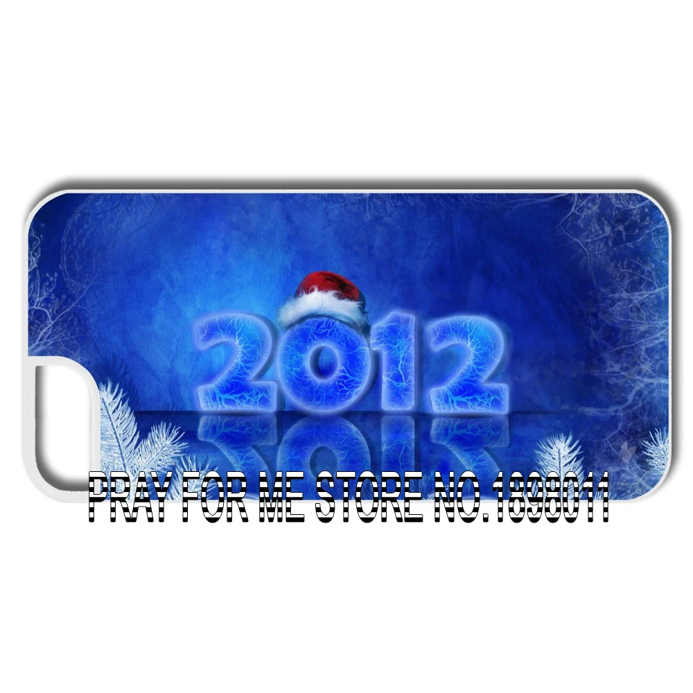 Custom Case For Iphone 5C 2012 Happy New Year Holidays Texts Cases Plastic |